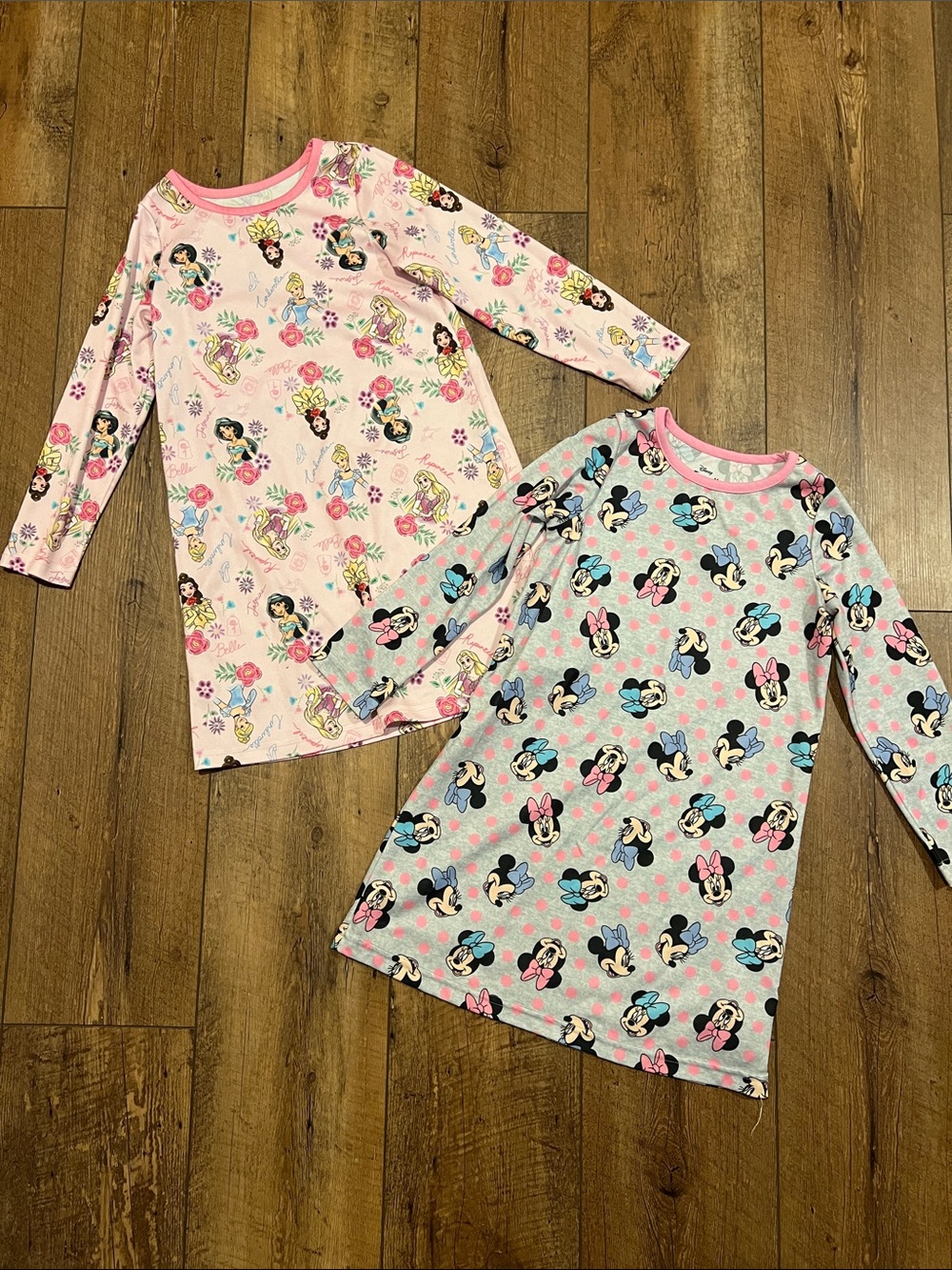 Disney Princesses and Minnie Mouse Girls Nightgown Bundle, size 6